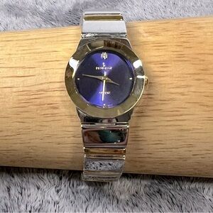Peugeot Blue Dial Two Tone Stainless Steel Women Watch